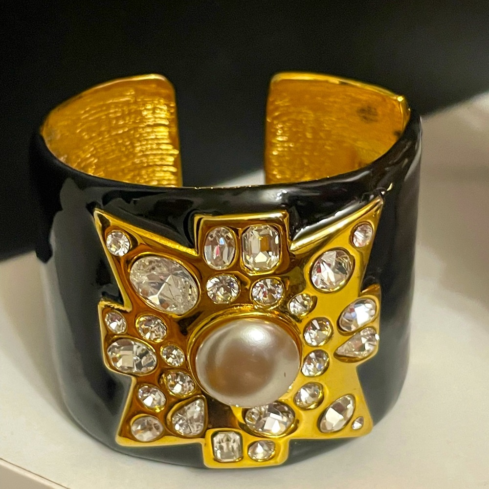 Chanel style Maltese Cross by Kenneth J Lane